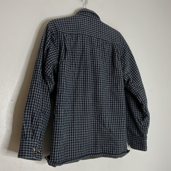 Cabela’s long sleeve fleece lined outdoor work shirt button down men’s small - Picture 4 of 5